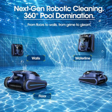 Nepturox Cordless Robotic Pool Vacuum for Inground Pools, Auto Path Mapping