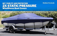 Eevelle Windstorm V Hull Runabout Boat Cover Hunter Green