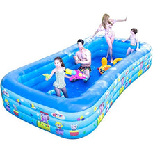 AQIANGJY Paddling Pool Oversized Thickened Inflatable Pool, Blow Up Pool for Kids/Kiddie/Adult, Inflatable Swimming Pool for Backyard/Garden Inflatable Swimming Pool