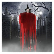 ASDJKL Holiday Decoration Halloween Decorations Outdoor - 78” Moving Life-Size Skeleton Witch with Glowing Eyes & Sounds - Sound & Touch Activated Sensor Halloween Decorations