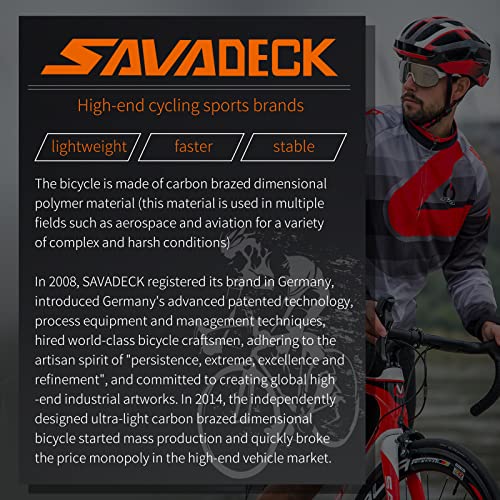 SAVADECK Carbon Fiber Road Bike ULTEGRA R8000 R8020 Disc Brake Thru Axle System Black White