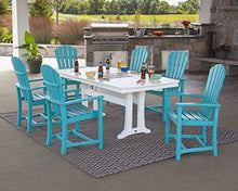 Polywood Palm Coast Dining Set Slate Grey