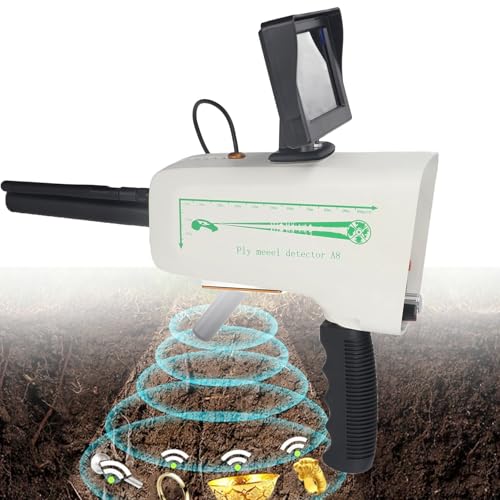 Metal Detector, 3D Display, High-Precision Rechargeable Metal Detector Remote Positioning Scanning, Suitable for Gold, Silver and Copper
