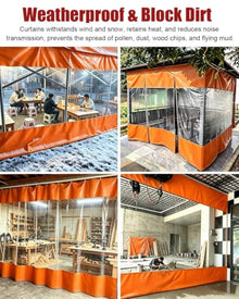 Industrial Garage Screens, Grommets & Cord, Waterproof Outdoor