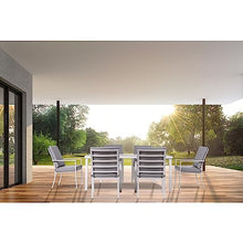 Hanover Greyson 7-Piece Outdoor Dining Set Grey/White