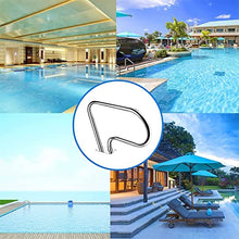 1Pc Pool Handrail Deck Mounted Swimming Pool Step/Stair Rail Cross Brace Thickness 1MM/1.2MM/1.5MM 304 Stainless Steel (Size : 1.2MM)