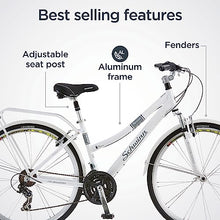 Schwinn Discover Hybrid Bike 21-Speed 28-Inch White