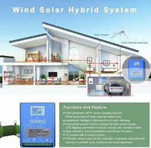 KZZAAO 8000W Hybrid Controller for Off-Grid Wind & Solar Systems-MPPT