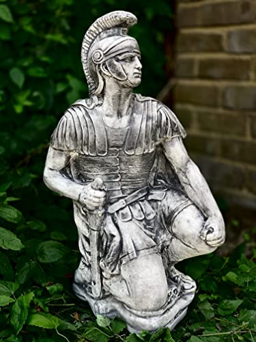 Realistic roman soldier statue Massive greek statue Soldier sculpture for garden Soldier figure Unique ornament Aniqua garden gift Greek god zeus statue Large bust david sculpture Nude backyard statue
