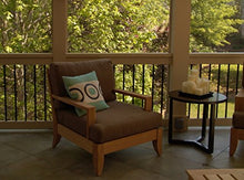 WholesaleTeak Atnas 5-Piece Teak Sofa Lounge Chair Set with 4 Chairs & Round Coffee Table
