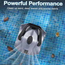Robotic Pool Cleaners Advanced Cordless Robotic Pool Cleaner with 130-Minute Runtime | Self-Parking Technology | for Above-Ground Pools Up to 860 Sq Ft