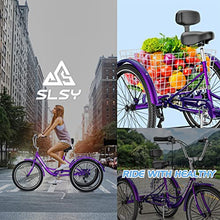 Slsy Adult Tricycles 7 Speed Grapefruit Glow