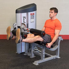 Body-Solid S2LEC Leg Extension & Leg Curl Machine Silver