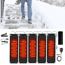 Coal2ToalPW Snow Melting Mats - Non-Slip Rubber Mats for Rapid Snow & Ice Removal - 360W Eco-Friendly Solution(25.4x90cmx5Pcs)