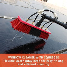 Professional Telescopic Glass Cleaning Solar Panel Window Cleaning Car Glass Rubber Brush for Solar Panel RV Pool (Size: 12FT)