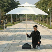 Umbrella Parasol,Sun Parasol Umbrella Garden Parasols Double Top Patio Umbrella, Outdoor Sun Shade for Beach/Pool/Garden Umbrellas Round Sunscreen, Water/-Resistant Market Umbrella