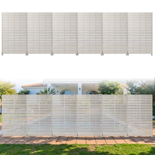 Trygoal 60" Privacy Screen Outdoor Privacy Fence Panel for Patio