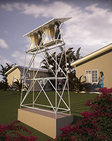My SolarMill A 1 KW Wind & Solar Hybrid | Home or Commercial Renewable Power System Kit (white)