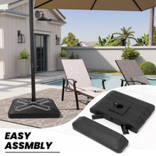 OROTLECT 350 Lb. Plastic/Acrylic Free Standing Cantilever Umbrella Base