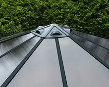 Palram Canopia Monaco 15x13 Hexagon Gazebo Gray