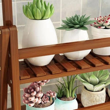 3-Tier Plant Stand For Indoor Outdoor Plant Shelf Large Multiple Flower Pot Holder Rack Tall Flower Stand Hanging Plant Ladder Frame Foldable Plant Display Rack For Living Room Balcony Garden