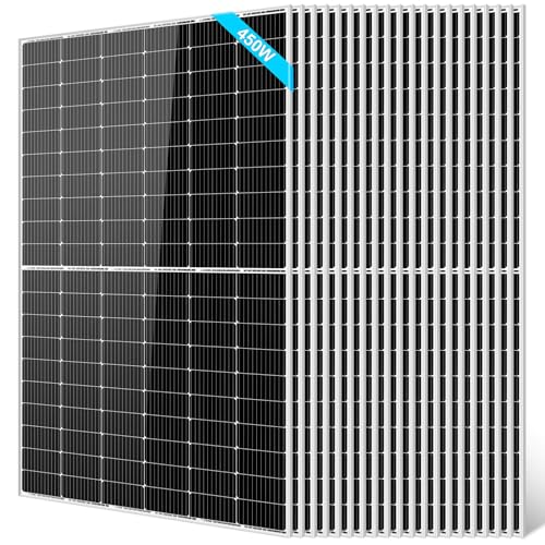 SUNGOLDPOWER UL 61730 20PCS 450W Solar Panels Monocrystalline,Grade A Solar Cell,Waterproof IP68,High Efficiency Solar Panel On/Off Grid for Charging Station,Household,Cabin,Farm (Total 9000W)
