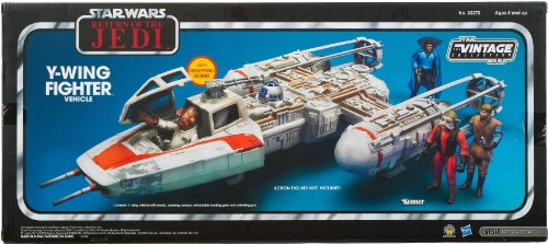STAR WARS Vintage Kenner Return of the Jedi Y-Wing Fighter Vehicle Exclusive