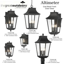 Minka Lavery 73347-66 Altimeter Outdoor Pendant, 4 B10.5 E12 Socket(s), Sand Coal (Bulbs Not Included)