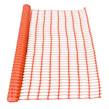 Sandbaggy 4 Ft x 100 Ft Orange Safety Barrier Fence - Plastic Snow Fence for Crowd Control & Construction (100 Rolls)
