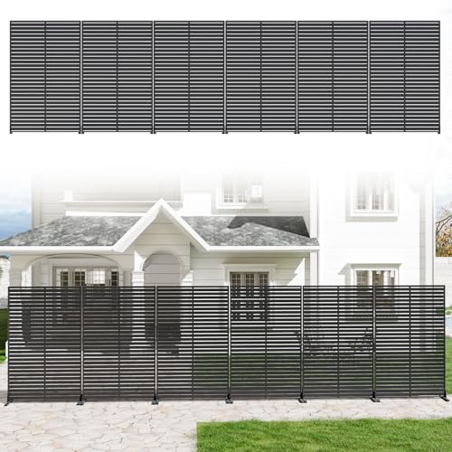 Trygoal 72" Privacy Screen Outdoor Privacy Fence Panel for Patio