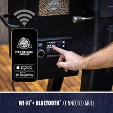 PIT BOSS 1600 Navigator Series WiFi & Bluetooth Wood Pellet Grill & Smoker, Flame Broiler and Touchscreen Controller, 1,593-Sq. in. Cook Space, 180°F to 500°F Temp Range, Meat Probe, 30 lb. Hopper