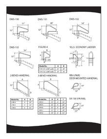 S.R. Smith Stainless Steel Braced Swimming Pool Handrail