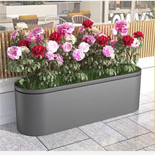 Outdoor Planter Box Landscape Flower Bed Planting Trough Flower Box