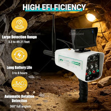 High Sensitivity Metal Detector 30M Depth 1000M Range Professional Underground Treasure Scanner with HD Display for Gold Silver Copper and Diamond Detection