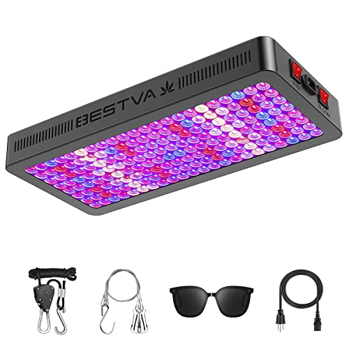 JINHH DC Series 2000W LED Grow Light Full Spectrum Dual-Chip Growing Lamp for Hydroponic Indoor Plants Veg and Flower