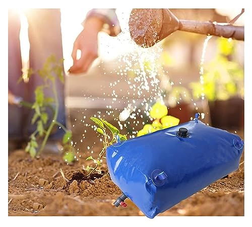 PHLEPS Portable Water Bladder Bag Collapsible and Durable, PVC Large Capacity Cube Water Tank for Outdoor Transport Water Gardening Watering, Customizable (Color : Blue, Size : 1000L/1.5x1x0.7m)