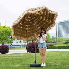Parasol Umbrella Beach Umbrella Outdoor, Tropical Hawaiian Patio Straw Umbrella with 8 Sturdy Steel Ribs, Shading Grass Umbrella for Back Room (Size : 7.8FT) ()