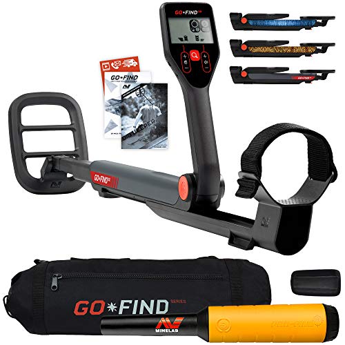 Minelab GO-FIND 22 Metal Detector with PRO-FIND 20 Pinpointer & Black Carry Bag