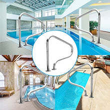 MSHOSAC Pool Handrail Pool Handrails 304 Stainless Steel Swimming Pool Hand Rail for In Ground Swimming Pools, Safety Swimming Pool Railing, Anti Slip Protective (Thick 1.5mm)