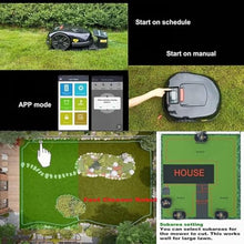 App Robot Lawn Mower, Garden Automatic Intelligent Robotic Lawn Mower, Robot Grass Cutter, Automatic Grass Cutting Machine for 800m² Lawn Auto, Path Planning