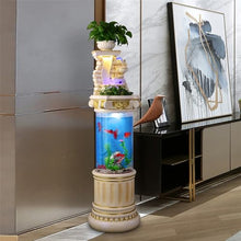 GLigeT Outdoor Water Fountain Garden Aquarium, Living Room Circulation Water Waterfall Fountain, Creative Home Large Floor Decoration Landscape Outdoor Fountain (Size : L)