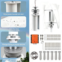 3000W/5000W/6000W/8000W Wind Generator for Home Portable Wind Turbine Generator Kit with 3 Blade/Controller for Solar Wind Power Manufacturer Equipment,Light Wind Start 24V-3000W