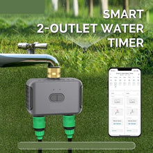 Watering Timers, Bluetooth Value Smart Garden Sprinkler Water Timer By 2 Way Rain Delay Filter Programmable Automatic Irrigation Controller for Garden Hose(3 PC (2-Way))