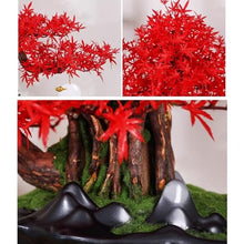 YXIANG56Q Fake Plants Simulation Tree Bonsai Hotel Living Room Desktop Ornaments Modeling High-end Luxury Fake Greenery Landscaping Bonsai Tree