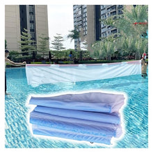 Large Area Pool Skimmer Net without Pole, Reusable Fine Mesh Pool Cleaner Net Replacement for Leaf Grease Skin Flakes Foam Removal, Public Pools/Water Park/Bathhouse Debris Strainer Nets(Width x Depth