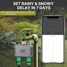 Watering Timers, Bluetooth Value Smart Garden Sprinkler Water Timer By 2 Way Rain Delay Filter Programmable Automatic Irrigation Controller for Garden Hose(3 PC (2-Way))