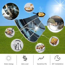 CHIPEL 1800W Solar Cooker Stove Kits, Concentrating Solar Cooker, Outdoor Ovens, with Temperature Control, Effectively Adjust The Reflector to Control Heat