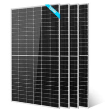 SUNGOLDPOWER UL61730 4PCS 550W Solar Panels Monocrystalline, Waterproof IP68, Grade A Solar Cell, High Efficiency Solar Panel for Charging Station,Household,Roof,On/Off Grid Solar system (Total 2200W)
