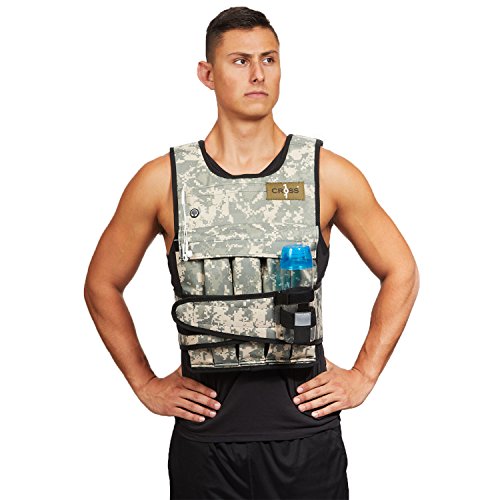 CROSS101 Weighted Vest with Shoulder Pads Option