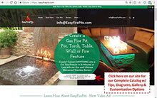 EasyFirePits Deluxe LP Fire Pit Kit & Lifetime Warranted 316 Stainless Straight Burner (12.00, 12 Inch Straight Burner)